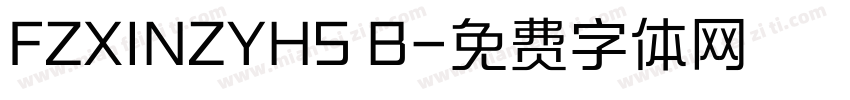FZXINZYHS B字体转换
